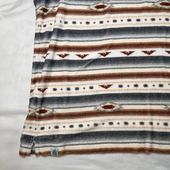 Sendero Provisions Cantina Polo Shirt Size L Terry Cloth Southwest Pearl Snaps - Picture 4 of 15